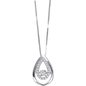 collana oro con pendente a goccia Bliss