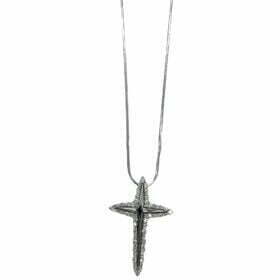 collana croce donna oro