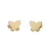orecchini in oro farfalla