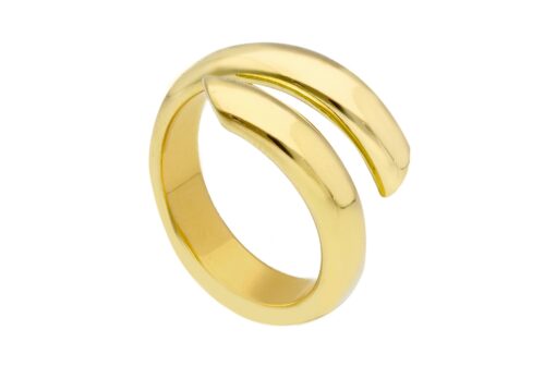 anello contrariè oro giallo
