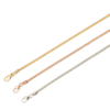 Bracciale tipo corda con chiusura a moschettone, disponibile in oro giallo, rosa o bianco 18k
